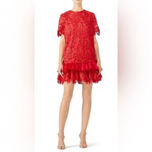 Alcoolique Rosaria Red Lace Mini
Dress Size 10